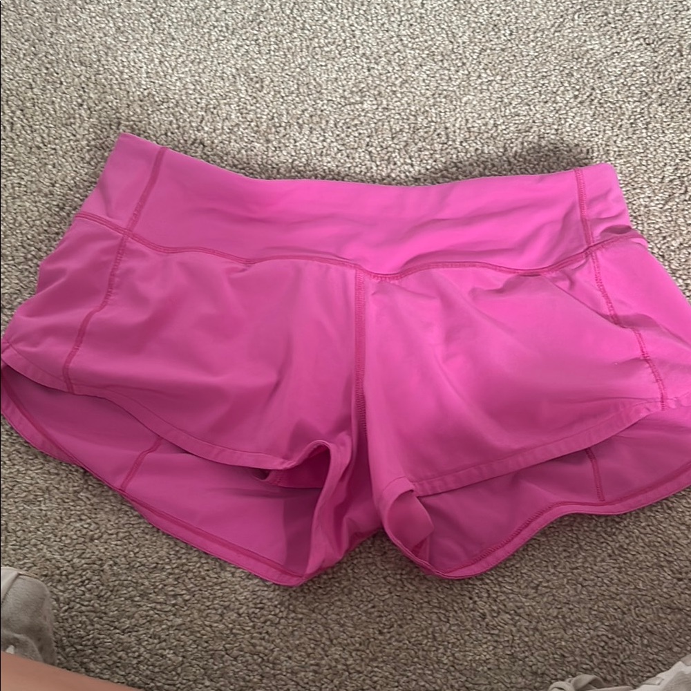 Lululemon Athletica Pink Athletic Shorts Lightweight Performance